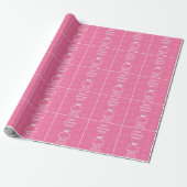 Pink bake jemand glücklich geschenkpapier (Ungerollt)