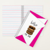 Pink Bake My Day SpirituosenNotebook Notizblock (Innen)