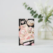 Pink Baker Wasserfarbenküche Artikel Visitenkarte (Stehend Vorderseite)