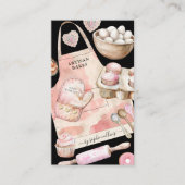 Pink Baker Wasserfarbenküche Artikel Visitenkarte (Vorderseite)