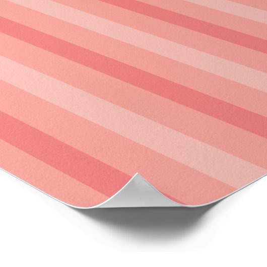 Pink Bakery Cupcake Sign Poster (Ecke)