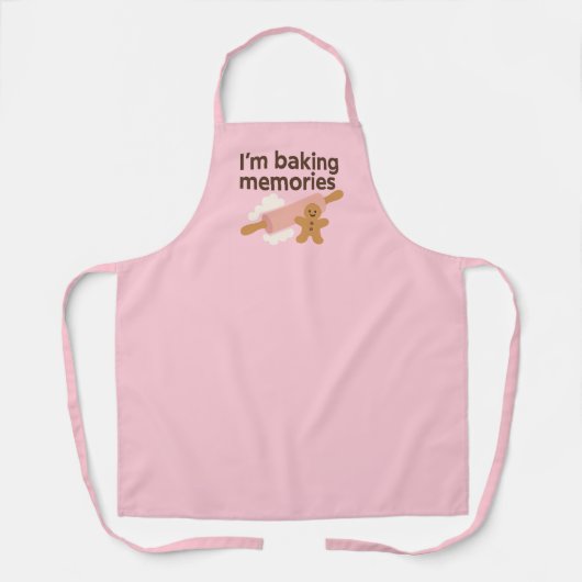 Pink Baking Memories Schürze (Vorderseite)