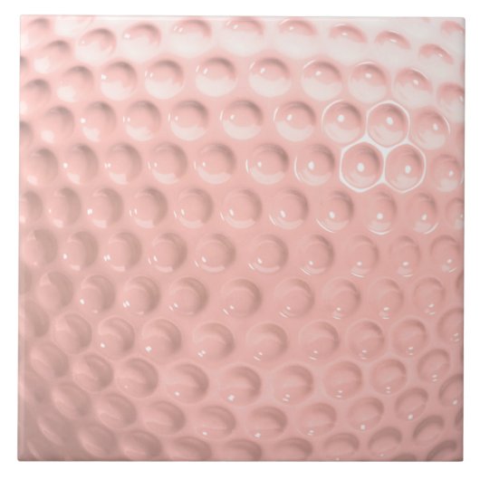 Pink Ball Ladys Golf Fliese (Vorderseite)