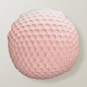 Pink Ball Ladys Golf Rundes Kissen