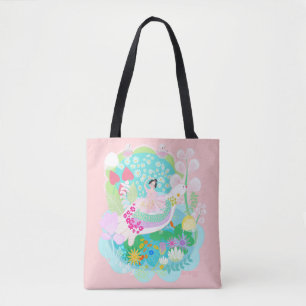 Pink Ballerina Custom All-Over-Print Tote Bag Tasche