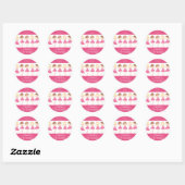 Pink Ballerina Dance Geburtstagsparty Sticker (Blatt)