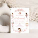 Pink Ballerina Geburtstagsparty Einladung<br><div class="desc">Lassen Sie Ihre Gäste mit dieser bezaubernden Ballerina-Geburtstagseinladung verwöhnen,  die sich perfekt für Ihren besonderen Tag eignet! Einfach anpassbar und digital geliefert,  ist es eine problemlose Möglichkeit,  jeden auf Ihrer Gästeliste zu beeindrucken. 42 BD</div>