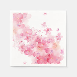 Pink Ballerina Matching Balloon Serviette