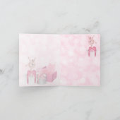 Pink Ballerina Mit Monogramm mit Name Blank (Innenseite)