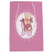 Pink ballerina shoes mittlere geschenktüte (Vorderseite)