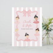 Pink Ballerina Tutu Niedliche Geburtstag Party (Stehend Vorderseite)