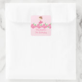 Pink Ballerina Tutu Tanz Geburtstagsparty Sticker (Tasche)