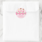 Pink Ballerina Tutu Tanz Geburtstagsparty Sticker (Tasche)
