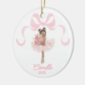 Pink Ballerina Weihnachtsschmuck Keepake (Links)