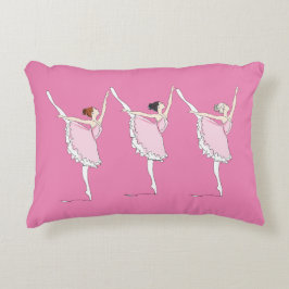 Pink ballerinas Kissen