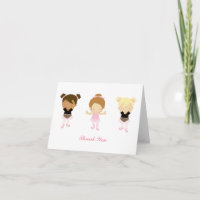 Pink Ballerinas Vielen Dank
