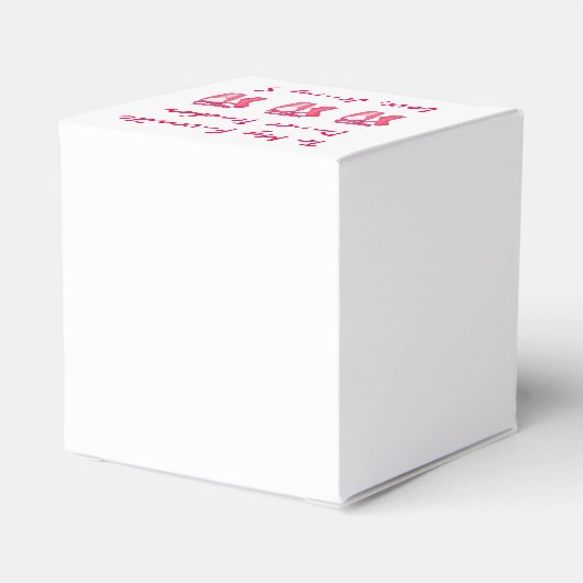 Pink Ballet Ballerina Pointe Shoes Tanzlehrer Geschenkschachtel (Rückseite)