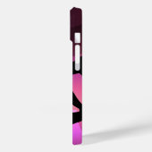 Pink Ballet Dancer Silhouette Laptop Sleeve Case-Mate iPhone Hülle (Rückseite / Links)