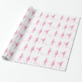 Pink Ballet Dancers Geschenkpapier (Ungerollt)