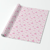 Pink Ballet Dancing - Ballerina Tutu Dancer Geschenkpapier (Ungerollt)