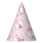 Pink Ballet Dancing - Ballerina Tutu Dancer Partyhütchen (Links)