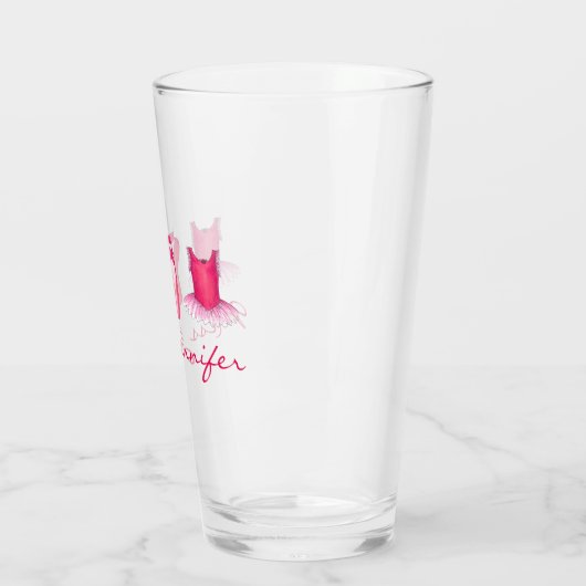 Pink Ballet Pointe Shows Tutu Ballerina Tanz Glas (Links)