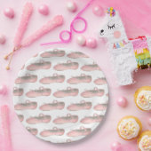 Pink Ballet Shoes Slippers Ballerina Dance Class Pappteller (Party)