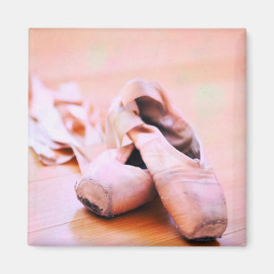 Pink Ballet Slipper Pointe Shoes Tanzvorlage Magnet