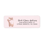 Pink Ballet Slippers Ballerina Rose Gold Dance (Vorne)