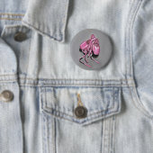 Pink Ballet Slippers Button (Beispiel)
