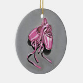 Pink Ballet Slippers Keramikornament (Rechts)