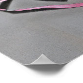 Pink Ballet Slippers Poster (Ecke)