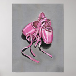 Pink Ballet Slippers Poster