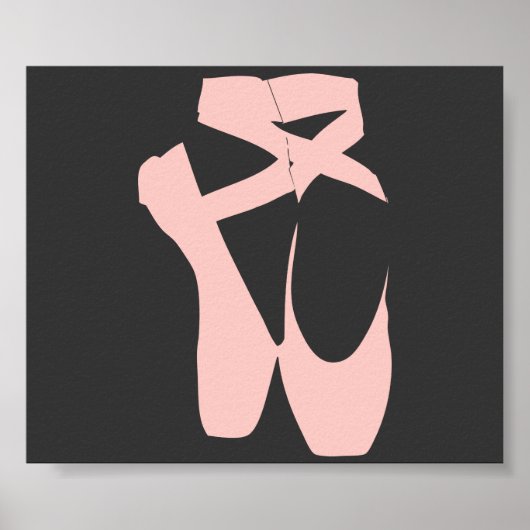 Pink Ballet Slippers Poster (Vorne)