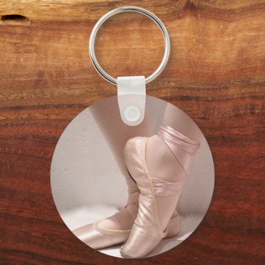 Pink Ballet Slippers Schlüsselanhänger (Vorderseite)