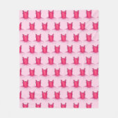 Pink Ballet Tutu Kostüm Ballerina Tanzlehrer Fleecedecke (Vorderseite)