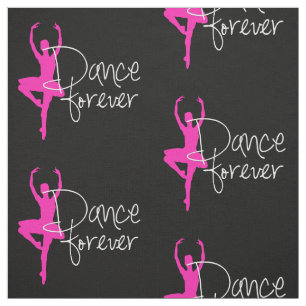 Pink-Ballett-Tänzer - Tanz für immer Stoff