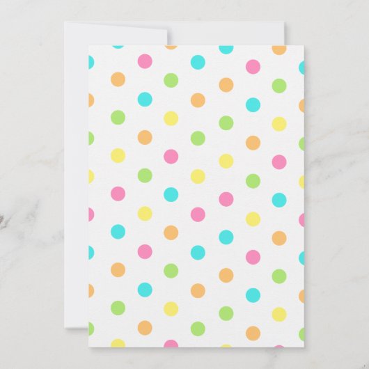 Pink Ballon Bereit zum Pop Kinderdusche Einladung (Rückseite)