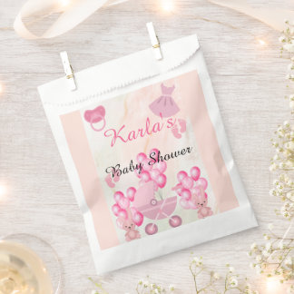 Pink Ballons Bunny Rabbit Es ist eine Girl Baby Du Geschenktütchen