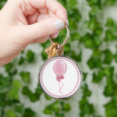 Pink Balloon 2 Schlüsselanhänger (Hand)