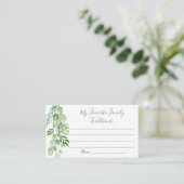 Pink Balloon Baby Dusche Familie Traditionen Begleitkarte (Stehend Vorderseite)