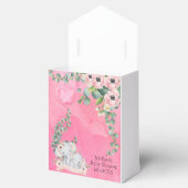 Pink Balloon Eucalyptus Elephant Vielen Dank Geschenkschachtel (Geöffnet)