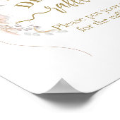 Pink Balloon Floral Eucalyptus Baby Duschwanne Win Poster (Ecke)