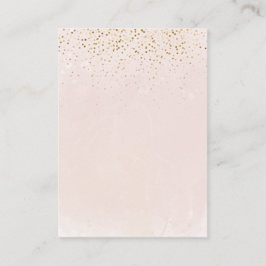 Pink Balloon Floral Eucalyptus Baby Showbücher Begleitkarte (Rückseite)