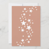 Pink Balloon Girl Einladung (Rückseite)