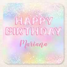 Pink Balloon Rainbow Birthday Party