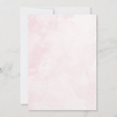 Pink Balloon Stroller Baby Girl Muslim Birth Annou Einladung (Rückseite)