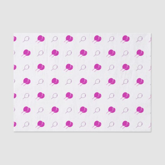 Pink Balloon Tissue Paper Seidenpapier (Vorderseite)