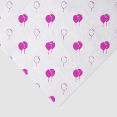 Pink Balloon Tissue Paper Seidenpapier (Ausschnitt)
