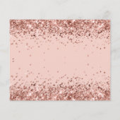 Pink Balloons 21. Geburtstag Save the Date (Rückseite)